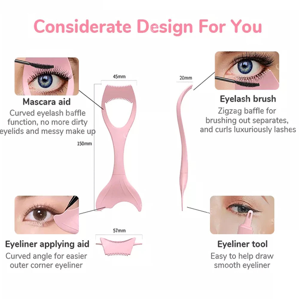 Winged Eyeliner Stamp & Mascara Guide Tool – Perfect Wings Every Time