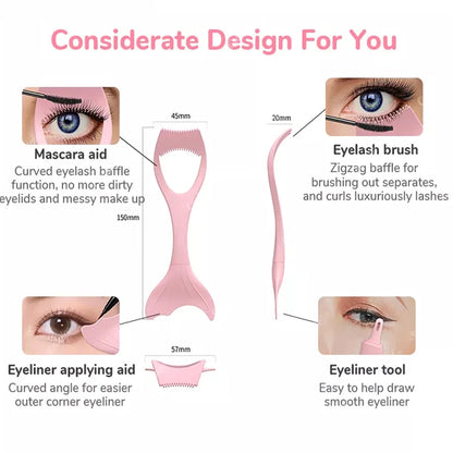 Winged Eyeliner Stamp & Mascara Guide Tool – Perfect Wings Every Time