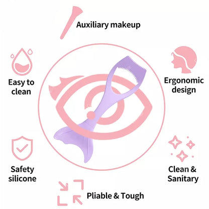 Winged Eyeliner Stamp & Mascara Guide Tool – Perfect Wings Every Time