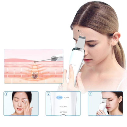 Ultrasonic Skin Scrubber – Deep Pore Cleanse & Exfoliate